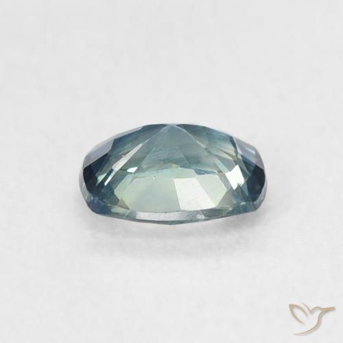 Zafiro Cerceta natural de 0.64 ct, Forma Cojín, VVS
