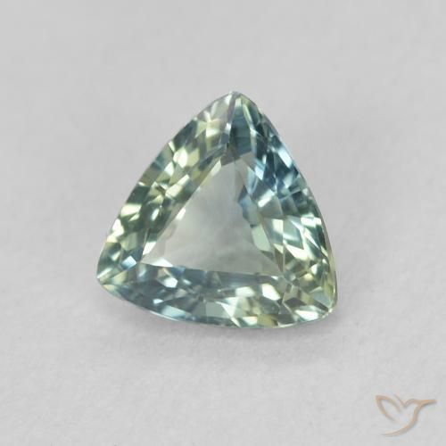 Zafiro Cerceta natural de 0.57 ct, Trillón, VVS-VS