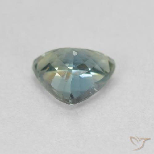 Zafiro Cerceta natural de 0.57 ct, Trillón, VVS-VS