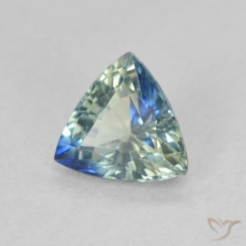 Zafiro Cerceta natural de 0.54 ct, Trillón, VVS-VS