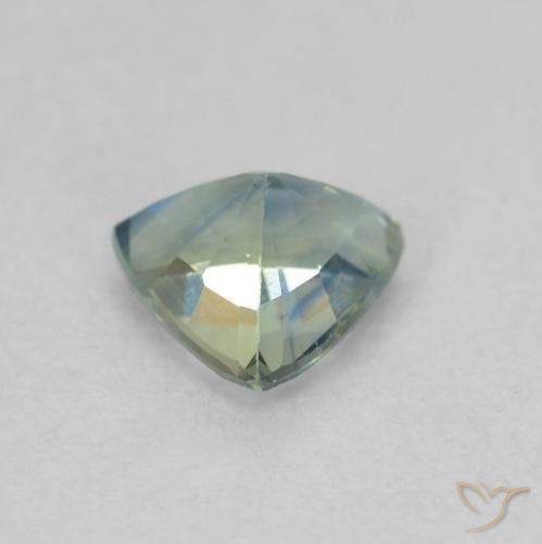 Zafiro Cerceta natural de 0.54 ct, Trillón, VVS-VS