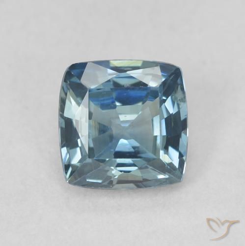 0.72ct Natural Cerceta Zafiro, Forma Cojín, VVS-VS