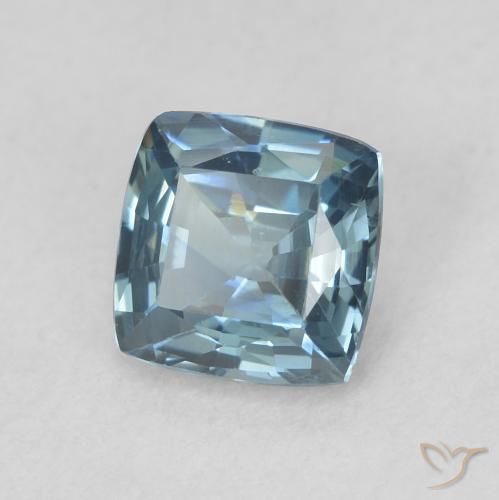 Zafiro Cerceta natural de 0.72 ct, Forma Cojín, VVS-VS