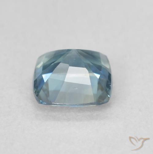 Zafiro Cerceta natural de 0.72 ct, Forma Cojín, VVS-VS