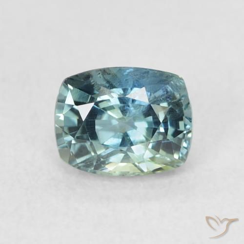 0.81ct Natural Cerceta Zafiro, Forma Cojín, VS