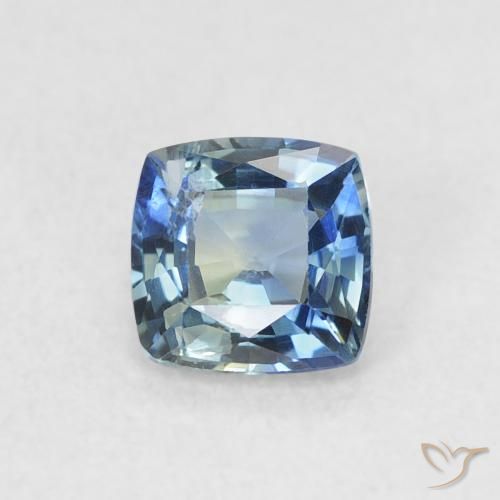 0.65ct Natural Cerceta Zafiro, Forma Cojín, VVS-VS
