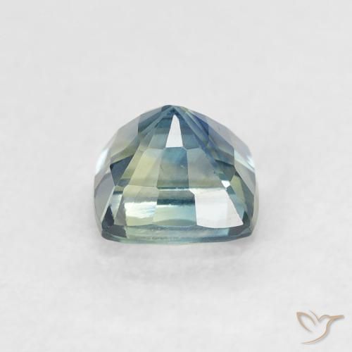 Zafiro Cerceta natural de 0.78 ct, Forma Cojín, VVS-VS