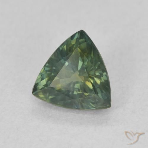Zafiro Cerceta natural de 0.83 ct, Trillón, VS