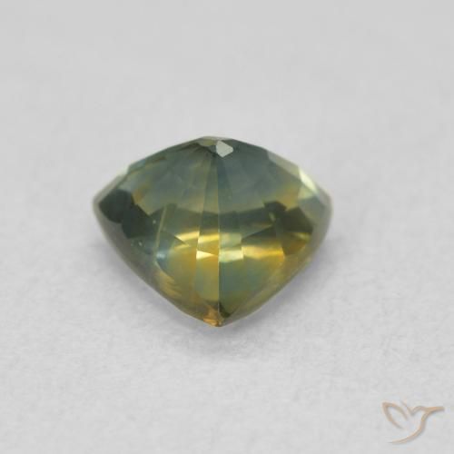 Zafiro Cerceta natural de 0.83 ct, Trillón, VS