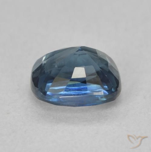 Zafiro Cerceta natural de 0.91 ct, Forma Cojín, VS