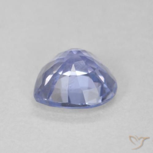 Zafiro Azul pastel natural de 0.70 ct, Corazón, VS