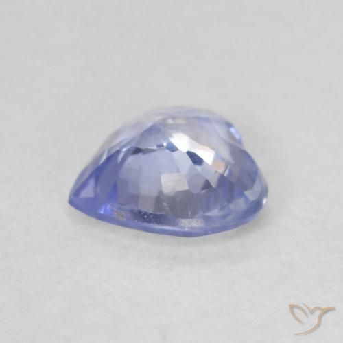 Zafiro Azul claro natural de 0.65 ct, Corazón, VS