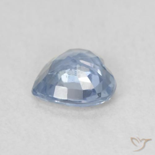Zafiro Cerceta natural de 0.52 ct, Corazón, VS