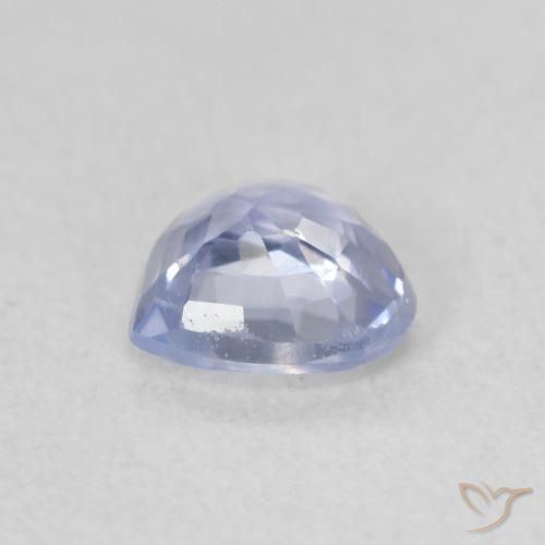 Zafiro Azul violeta natural de 0.59 ct, Corazón, VS