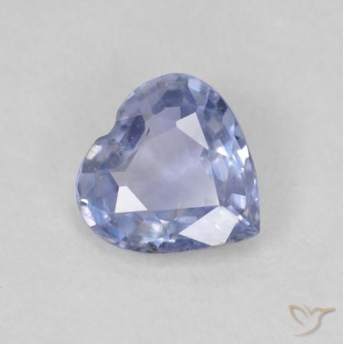 0.51ct Natural Azul claro Zafiro, Corazón, VS, Photo A