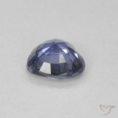 Zafiro Azul claro natural de 0.48 ct, Corazón, VS