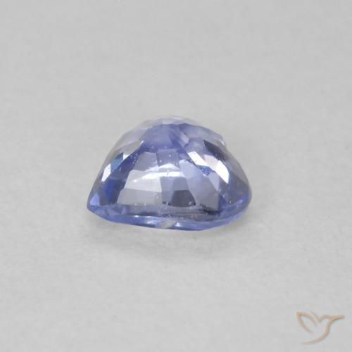 Zafiro Azul claro natural de 0.47 ct, Corazón, VS