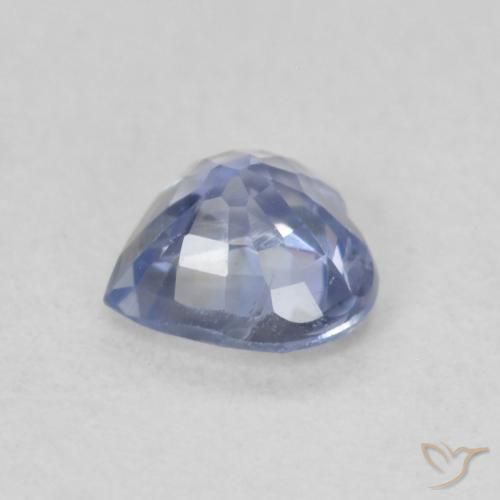 Zafiro Azul pastel natural de 0.68 ct, Corazón, VS