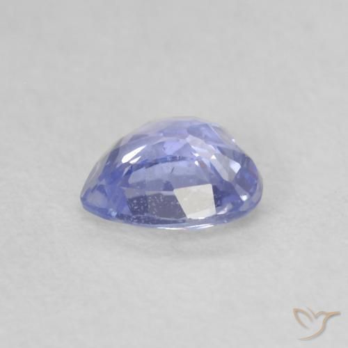 Zafiro Azul claro natural de 0.45 ct, Corazón, VS