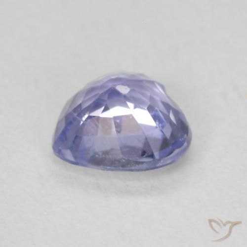 Zafiro Azul claro natural de 0.63 ct, Corazón, VS