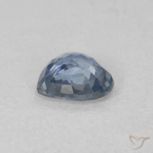 Zafiro Azul claro natural de 0.47 ct, Corazón, VVS-VS
