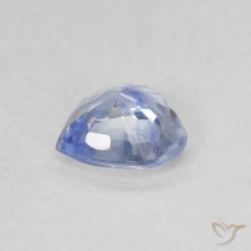 Zafiro Azul púrpura natural de 0.50 ct, Corazón, VS