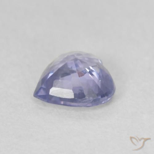 Zafiro Azul claro natural de 0.52 ct, Corazón, VS