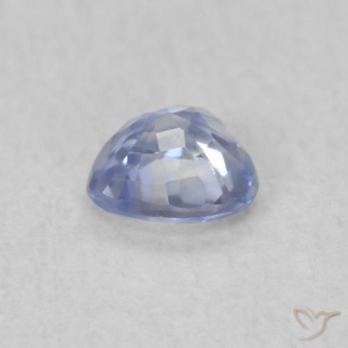 Zafiro Azul pastel natural de 0.29 ct, Corazón, VVS-VS