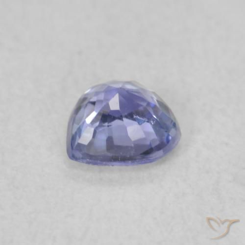 Zafiro Azul claro natural de 0.29 ct, Corazón, VS