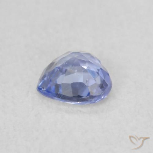 Zafiro Azul claro natural de 0.30 ct, Corazón, VS
