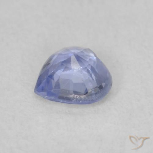 Zafiro Azul claro natural de 0.30 ct, Corazón, VS