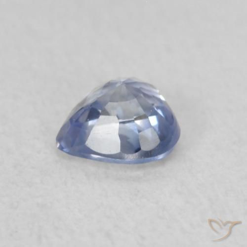 Zafiro Azul pastel natural de 0.31 ct, Corazón, VS