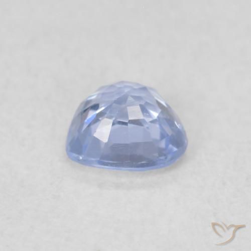 Zafiro Azul violeta claro natural de 0.30 ct, Corazón, VS