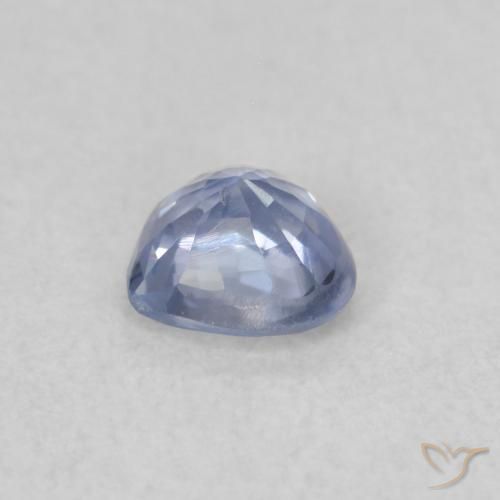 Zafiro Azul claro natural de 0.40 ct, Corazón, VS