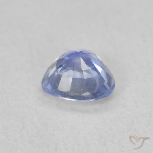 Zafiro Azul pastel natural de 0.44 ct, Corazón, VS