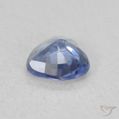 Zafiro Azul claro natural de 0.39 ct, Corazón, VS