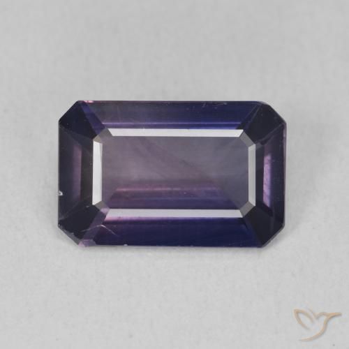 3.22ct Natural Azul noche Zafiro, corte esmeralda, VS