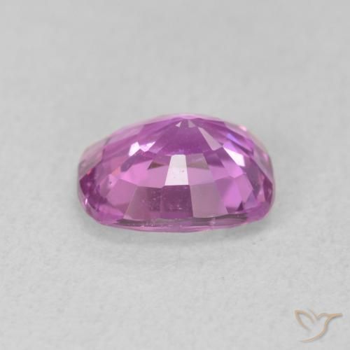 Zafiro Púrpura rosado natural de 1.68 ct, Forma Cojín, VS