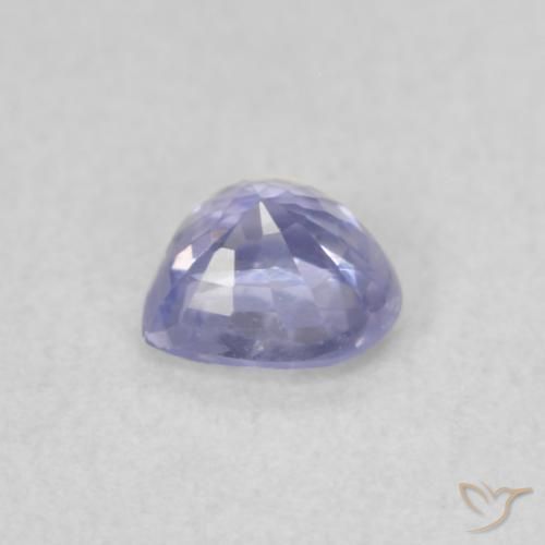 Zafiro Azul claro natural de 0.44 ct, Corazón, VS