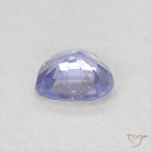Zafiro Azul pastel natural de 0.37 ct, Corazón, VS