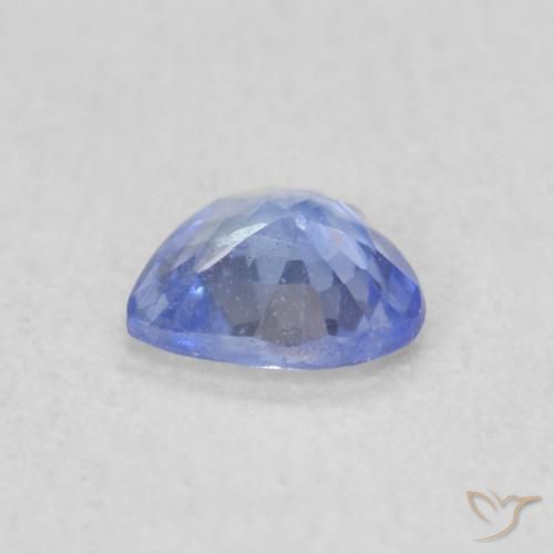 Zafiro Azul pastel natural de 0.32 ct, Corazón, VS