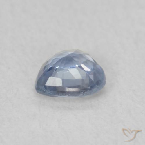 Zafiro Azul claro natural de 0.33 ct, Corazón, VS