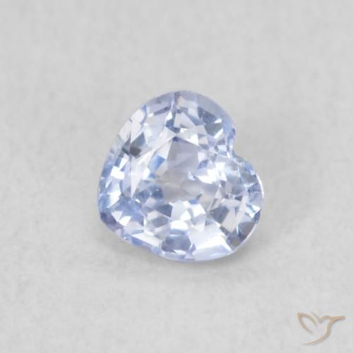 0.33ct Natural Azul púrpura Zafiro, Corazón, VVS-VS