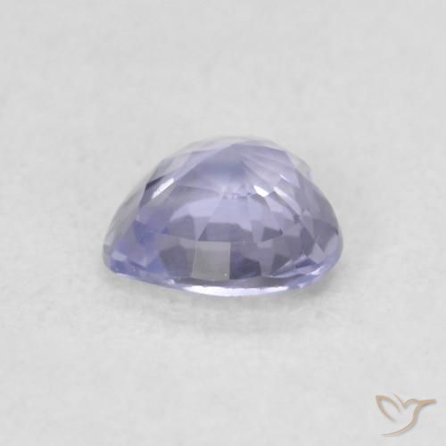 Zafiro Azul claro natural de 0.36 ct, Corazón, VVS-VS