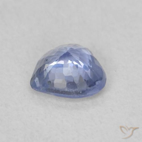 Zafiro Azul claro natural de 0.33 ct, Corazón, VS