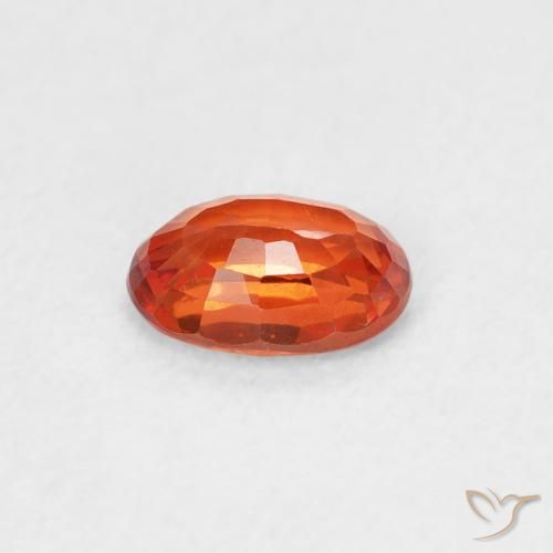 Zafiro Rojo intenso natural de 0.59 ct, Ovalada, VS