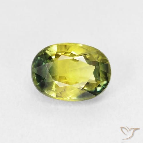 1.75ct Natural Verde terroso cálido Zafiro, Ovalada, VVS-VS