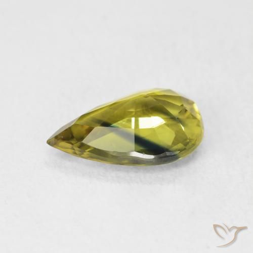 Zafiro Multicolor natural de 2.11 ct, En forma de pera, VVS-VS