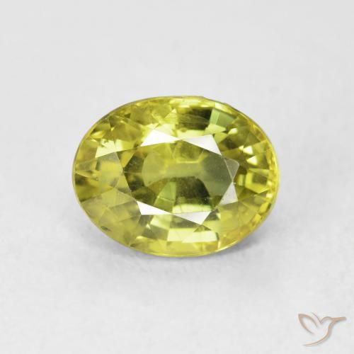 2.65ct Natural Verde terroso cálido Zafiro, Ovalada, VVS-VS
