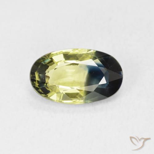 1.82ct Natural Multicolor Zafiro, Ovalada, VVS